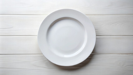 white plate