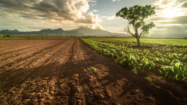 Drought-resistant organic farming methods helping communities grow food in arid environments.