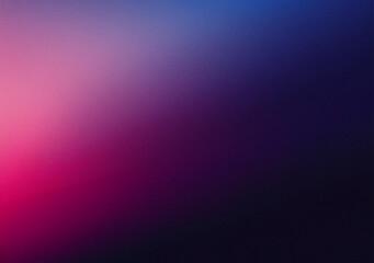 Obraz premium Dark grainy gradient background blue magenta pink purple black colors banner poster cover abstract design