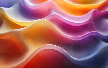 Obraz premium Fluid Vibrance: Abstract Flowing Lines in Color