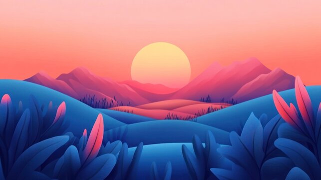 Customizable vector background, offering scalable, editable designs that allow creators to tailor the background to fit specific video projects, ideal for branding and personalization