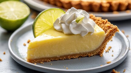 Key Lime Pie Slice.