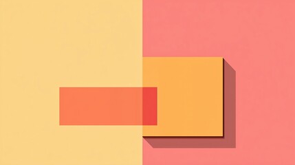 Minimalist geometric composition, simple rectangles, pale cream and orange background, clean vector style illustration. Space for text or content.
For business, card, banner, marketing, advertising.