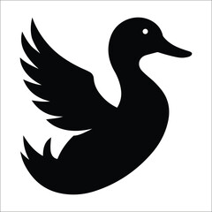 duck icon illustration ,duck icon, duck illustration, duck vector, duck silhouette, cartoon duck, duck logo