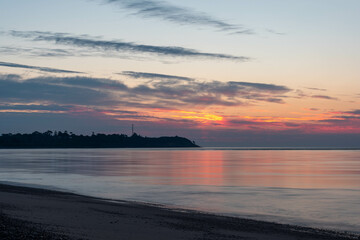 Sunrise at the coast