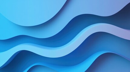 Obraz premium Modern blue gradient design Popular in contemporary branding, used for digital products, websites, and tech-driven companies.