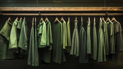 Many green businesses promote sustainable fashion.