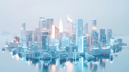 Fototapeta premium city skyline