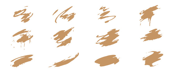 ブラシストローク素材