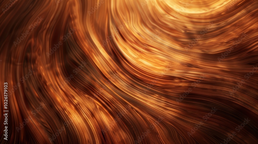 Wall mural swirling patterns of warm colors create a mesmerizing abstract design in a vibrant artistic expressi