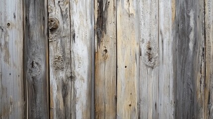 Fototapeta premium Reclaimed wood texture with artisanal finish - Showcasing reclaimed wood that has been handcrafted or treated to create a unique, one-of-a-kind surface for interiors.