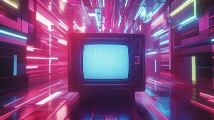 Retro video background, capturing the essence of past decades, such as the 70s, 80s, or 90s, with vibrant, era-specific designs that appeal to nostalgic audiences