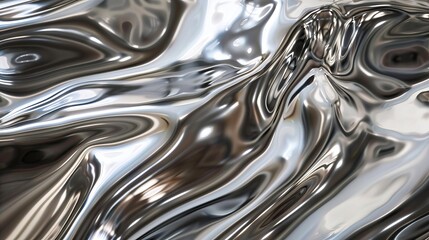 Abstract liquid metal 