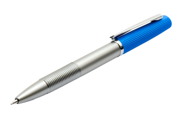 writing ball pen isolated on a transparent background