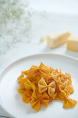 CCrispy Ribbon Cheese Biscuits (also known as popia cheese) . A Must-Have for Chinese New Year Celebrations