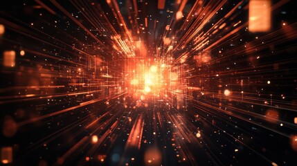 Fototapeta premium Video animation background, focusing on animated elements that add depth and movement to video content, perfect for creative and corporate projects