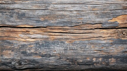 Fototapeta premium Weathered wood texture Aged and distressed wood textures, popular for vintage or rustic designs, used in furniture making, photography, and digital backgrounds.