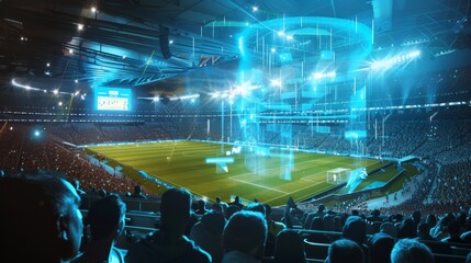 Augmented Reality Experience in a Sports Stadium