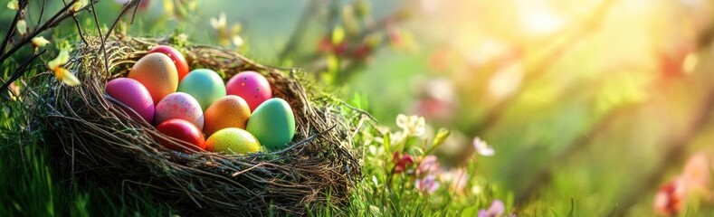 Obraz premium Easter Eggs Nest.