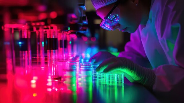 Advanced quantum dots with nanoscale precision being used to revolutionize display and sensor technology.