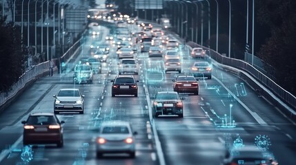 Autonomous vehicles equipped with robust cybersecurity measures to protect against digital threats.