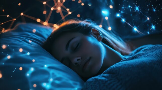 Biohacking techniques to enhance sleep quality, using natural supplements and optimized sleep environments.