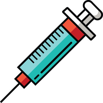 recommend clip art: Syringe Vector Icon Illustration.