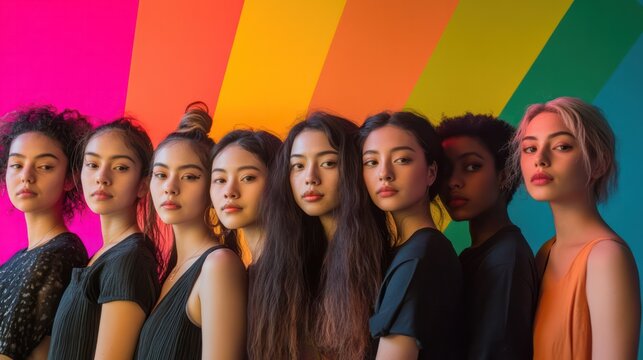 Celebrating gender diversity, with individuals from across the spectrum expressing their unique identities.