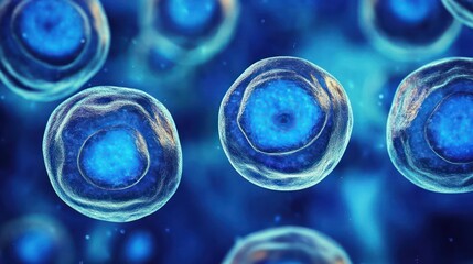 Groundbreaking stem cell research using biotechnology to regenerate damaged tissues and organs.