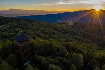 Wieża Koziarz, Małopolska, Poland, EU, Jesień 24 © Maciej G. Szling