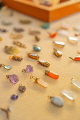 Gemstone jewelry for sale, A colorful and many type of gemstone, a shiny crystal diamond - gemstone, fashion, shiny, jeweller