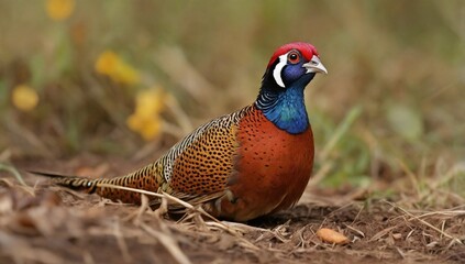 Fototapeta premium Ringneck Pheasant (Phasianus colchicus) 