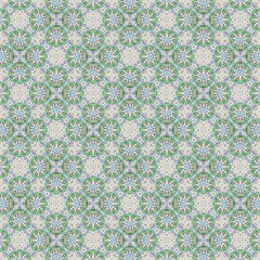 Pla fish ocean  pattern with green tone 