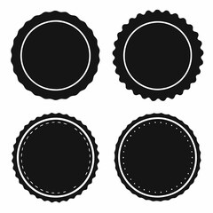 black and white labels