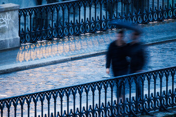 dreamy feelings in a rainy night