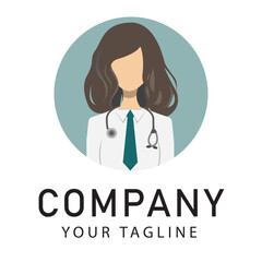 Medica logo vector illustration editable