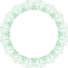 Beautiful flower art and mandala vector design