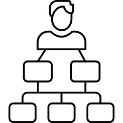 Encourage vector icon in outline  style 