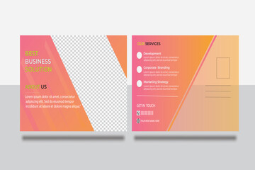 post card 1, Creative postcard design template. Corporate Business Postcard Template Design, Simple and Clean Modern Minimal Postcard Template, Business Postcard Layout