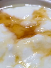 ヨーグルトにハチミツ