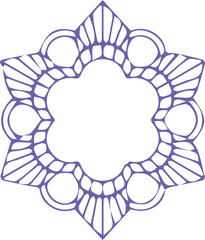 Beautiful flower art and mandala vector design
