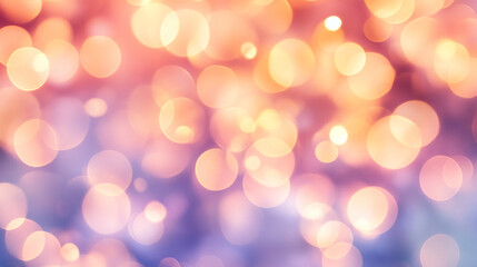 Fototapeta premium Delicate bokeh background with glowing light circles
