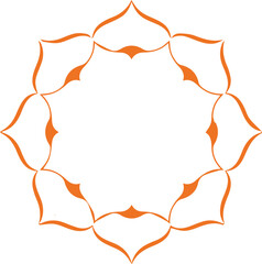 Obraz premium Beautiful flower art and mandala vector design 