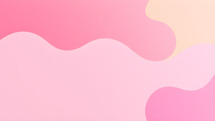 Abstract pink wavy background with soft color transitions, Generative AI