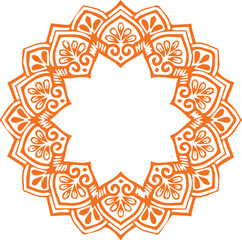 Beautiful flower art and mandala vector design
