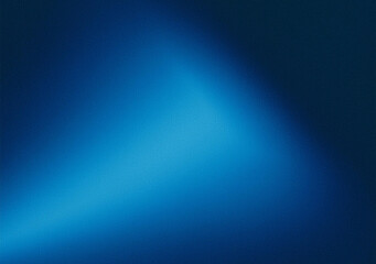 Obraz premium Blue gradient background grainy blue light on dark backdrop noise texture effect banner header design