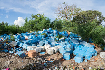 garbage on the beach