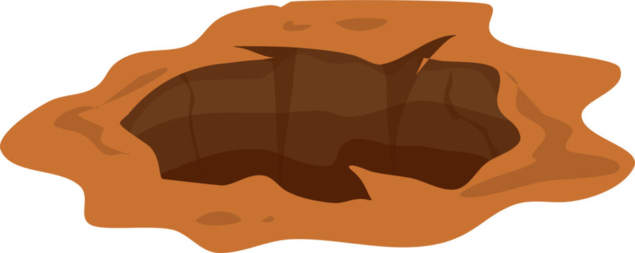 Ground hole illustration 