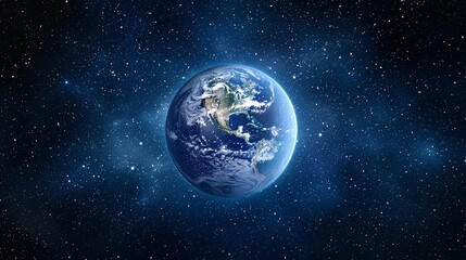 Fototapeta premium Earth from the perspective of the universe