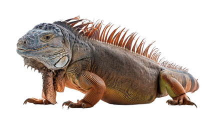 Obraz premium Iguanodon on transparent background
